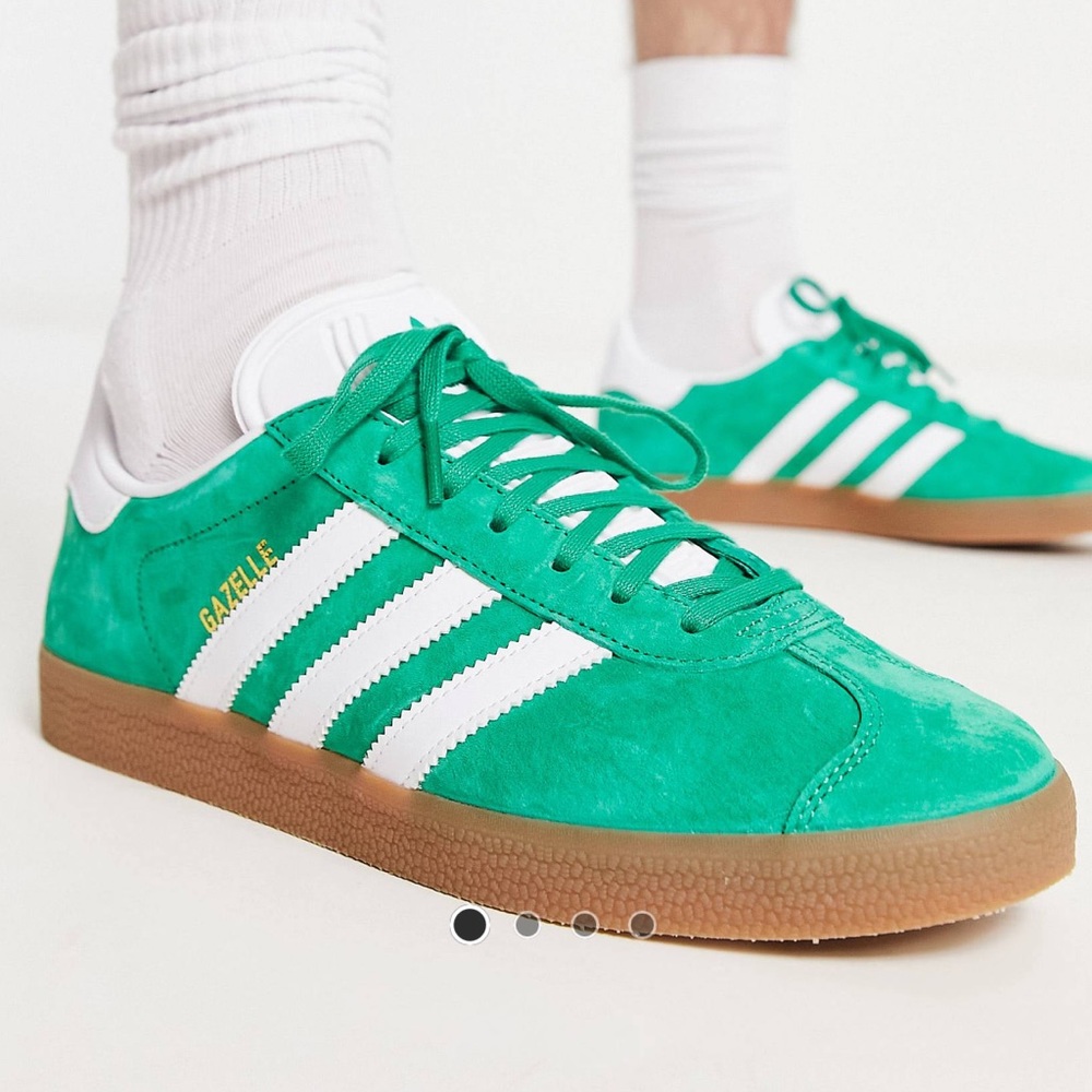 Adidas Originals green gazelle